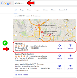 atlanta seo ranking 1 agency